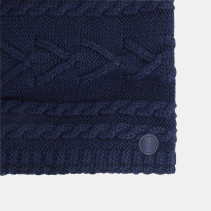 Avis Snood torsadé doublé polaire bleu garçon OKAIDI 2