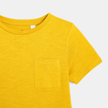 Avis T-shirt basique jaune garçon OKAIDI 2