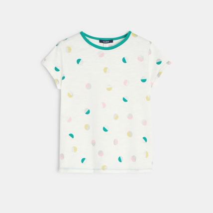 Avis T-shirt à rayures colorées fille OKAIDI 1
