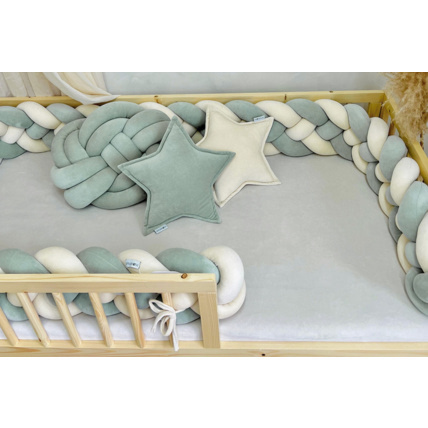 Avis Tour de lit tressé 4 épis Mon Lit Cabane 21