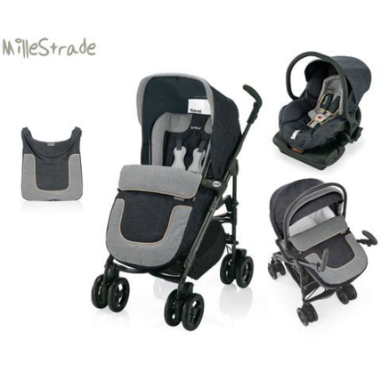 Poussette combinee trio Millestrade BREVI Comparateur Avis Prix