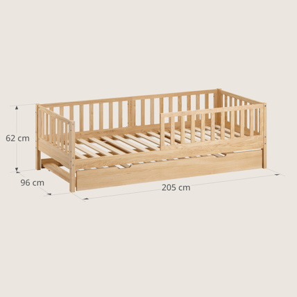 Avis Lit gigogne enfant plume avec matelas Petite Amélie 4