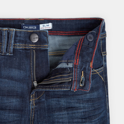 Avis Jean slim ultra résistant bleu garçon OKAIDI 2