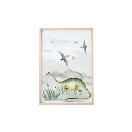 Avis Image Dinosaures Diplodocus et Ptérodactyles Mon Lit Cabane 1