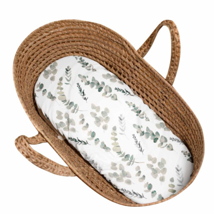 Avis Drap housse couffin ovale, Eucalyptus Sevira Kids 1