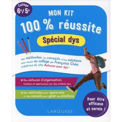 Avis Mon kit 100 % réussite spécial dys au collège (+ autocollants) LAROUSSE 1