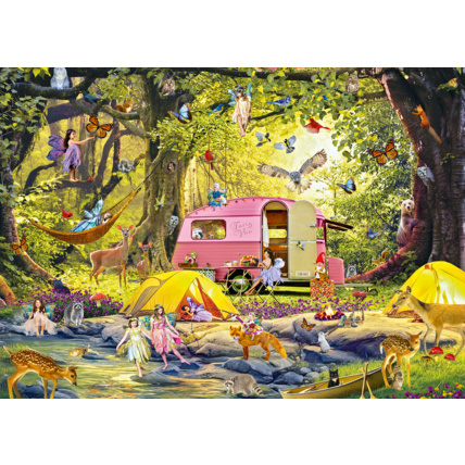 Avis Puzzle Camping des Fées avec des Amis de la Forêt ALIPSON PUZZLE 1