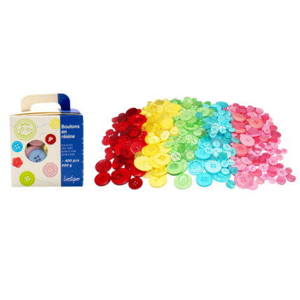 Avis Boutons Colorés En Résine LOOLIPO 1
