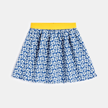 Avis Jupe évasée imprimée bleue fille OKAIDI 1