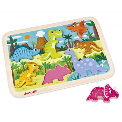 Avis Chunky puzzle Dinosaures JANOD 1