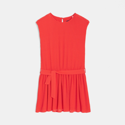 Avis Robe plissée rouge fille OKAIDI 1