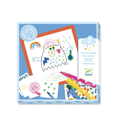 Avis Coffret dessiner ensemble Les petits monstres DJECO 1