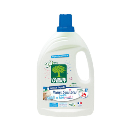 Avis Lessive liquide peaux sensibles L'ARBRE VERT 3