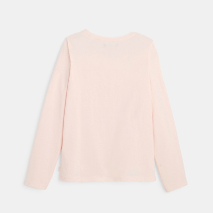 Avis T-shirt à motif irisé Fleur rose fille OKAIDI 3