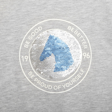 Avis T-shirt col rond à sequins magiques gris garçon OKAIDI 2
