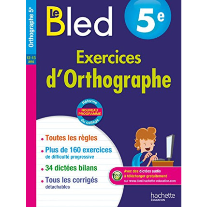 Avis Cahier Bled - Français 5e - Nouveau programme 2016 Hachette Éducation 1