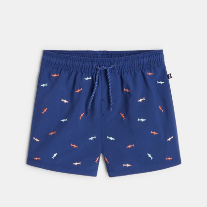Avis Short de bain brodé bleu garçon OKAIDI 1