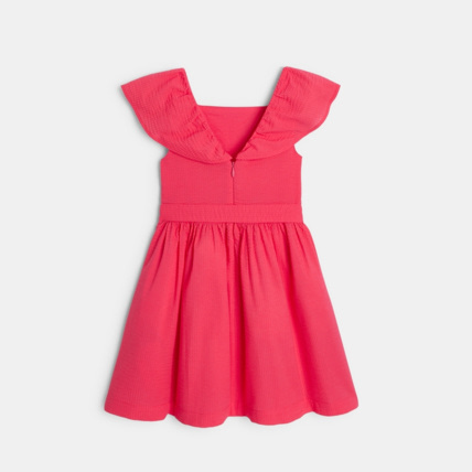 Avis Robe chic unie rose fille OKAIDI 3