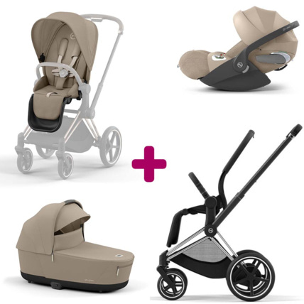 Avis Poussette Trio ePriam + siège auto T i-size + Nacelle luxe  CYBEX 1