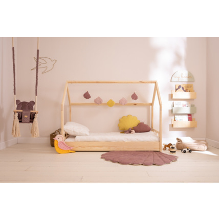 Avis Lit cabane H bois naturel Mon Lit Cabane 60