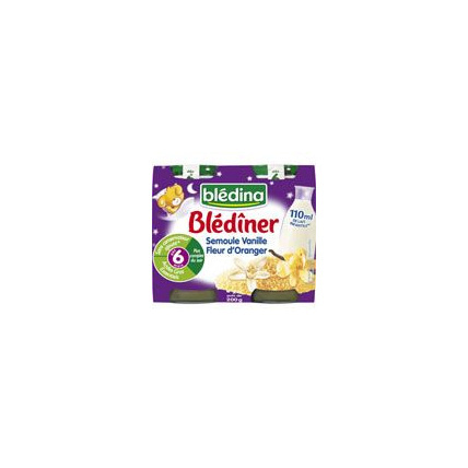 Avis BLEDINER Semoule vanille fleur d'oranger 200 g dès 6 mois Blédina 1