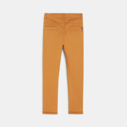 Avis Pantalon relax fit stretch beige garçon OKAIDI 5