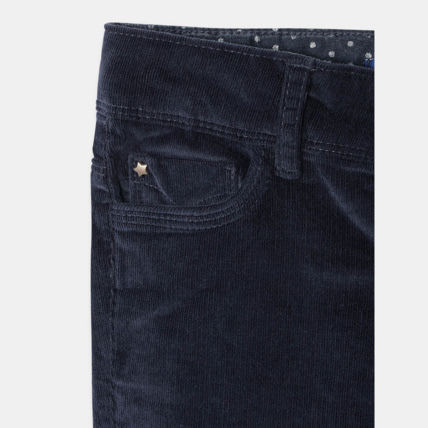 Avis Pantalon skinny en velours bleu fille OKAIDI 3