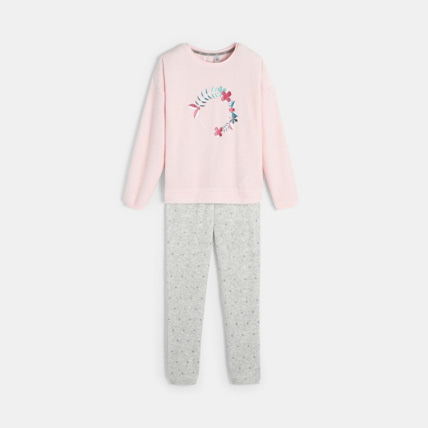 Avis Pyjama en velours éponge rose fille OKAIDI 1