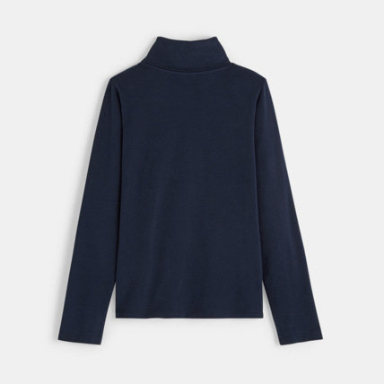 Avis T-shirt col roulé bleu fille OKAIDI 2