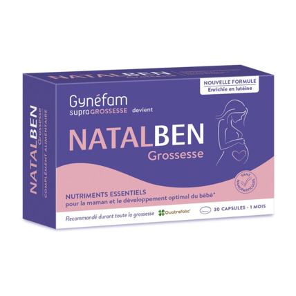 Avis Gynéfam Natalben Grossesse 30 capsules EFFIK 1