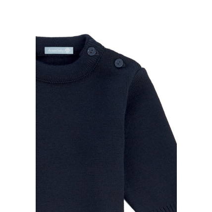 Avis Pull marin uni "Fouesnant" Baby - Navire ARMOR-LUX 2