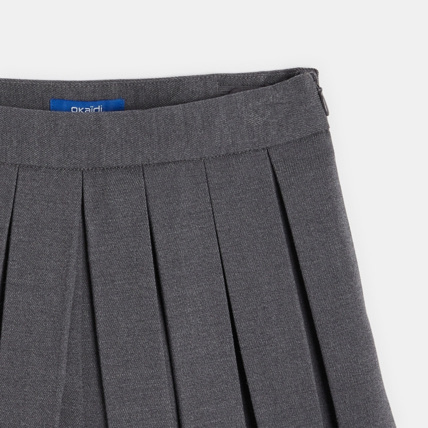 Avis Short plissé uni gris fille OKAIDI 2