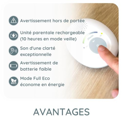 Avis Babyphone Audio DBX110 ALECTO 3