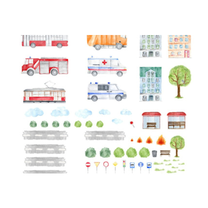Avis Stickers set ville Mon Lit Cabane 2
