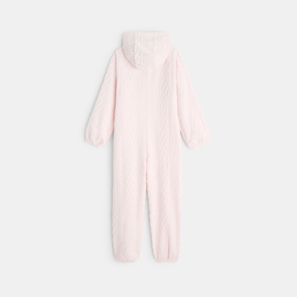 Avis Combi-pyjama en velours polaire rose fille OKAIDI 4