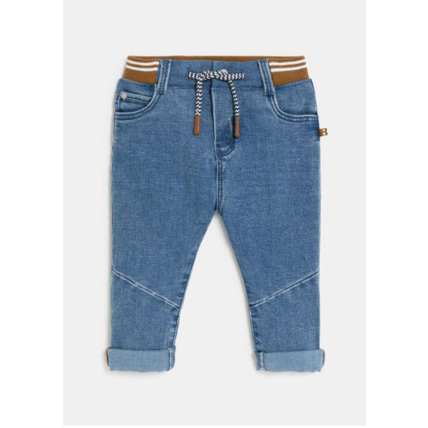 Pantalon denim a taille elastiquee bebe garcon OBAIBI Comparateur Avis Prix