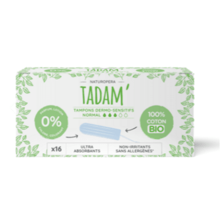 Avis Tampons dermo-sensitifs Normal Tadam' NATUROPERA 1