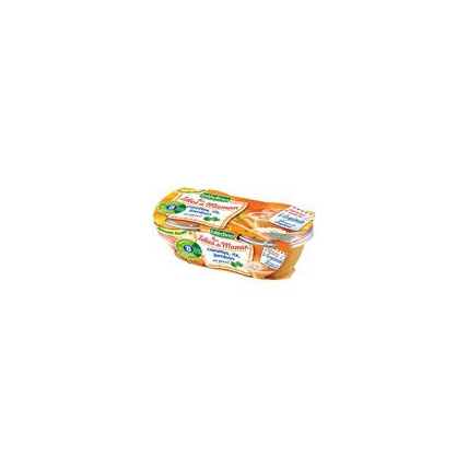 Avis LES IDEES DE MAMAN Carotte riz jambon au persil 2x200 g dès 8 mois Blédina 1