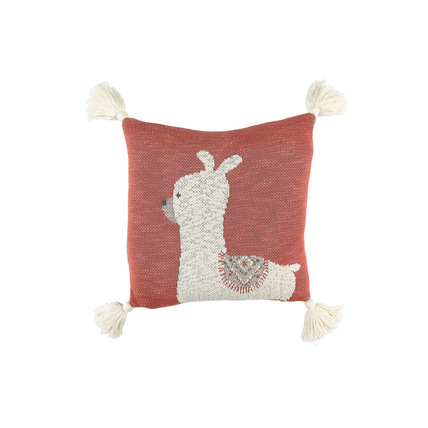 Avis Moris & Sacha coussin jacquard bio NOUKIE'S 1