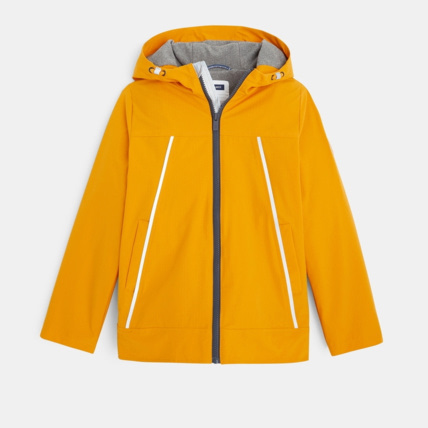 Avis Blouson déperlant à capuche jaune garçon OKAIDI 2
