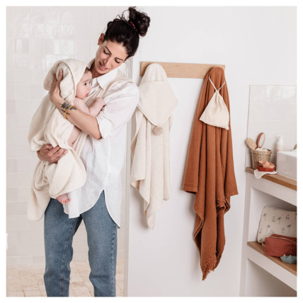 Avis Cape de bain tablier XXL Parent/Bébé en viscose CANDIDE 4