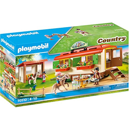 Avis Playmobil Country - Box de poneys et roulotte PLAYMOBIL 1