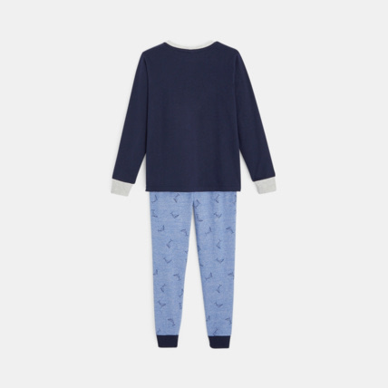 Avis Pyjama 2 pièces jersey bio baleine bleu garçon OKAIDI 3