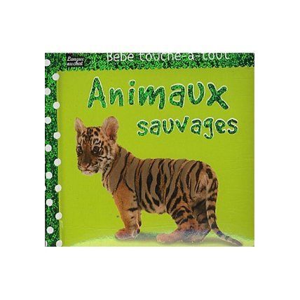 Avis Livre Bébé touche à tout - Animaux sauvages LANGUE AU CHAT 1
