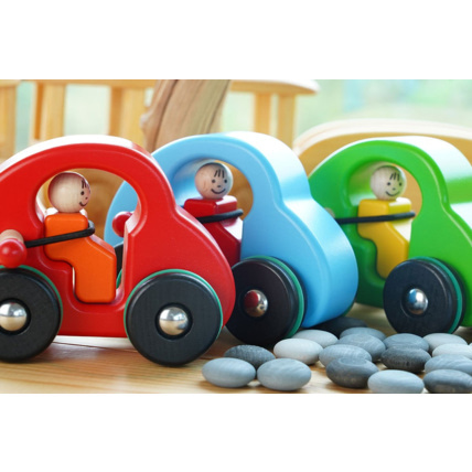 Avis Jouet en bois - Voiture attache ta ceinture rouge Mon Lit Cabane 2