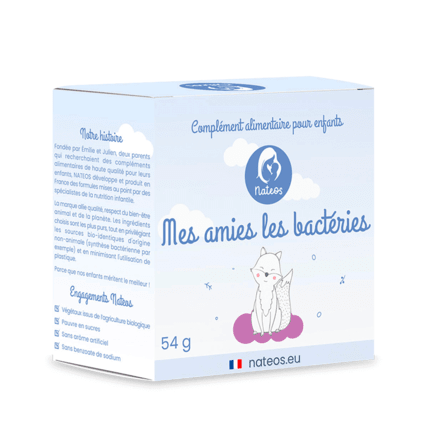 Avis Complément alimentaire pour enfants Mes amies les bactéries NATEOS 1