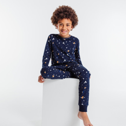 Avis Pyjama 2 pièces motif planètes bleu garçon OKAIDI 1