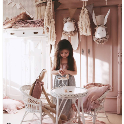Avis Trophée mural enfant en lin,  Madame Lapin Sevira Kids 5
