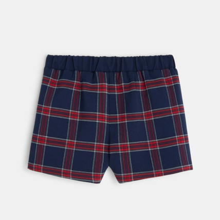 Avis Short à carreaux bleu fille OKAIDI 3