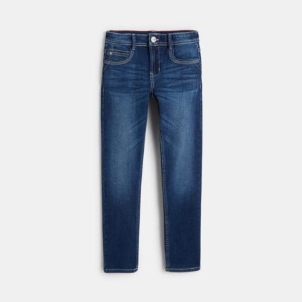 Avis Jean slim stretch thermorégulant bleu garçon OKAIDI 1